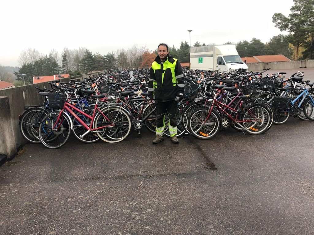 Brf upphämtning cyklar, Uppsala Returcyklar