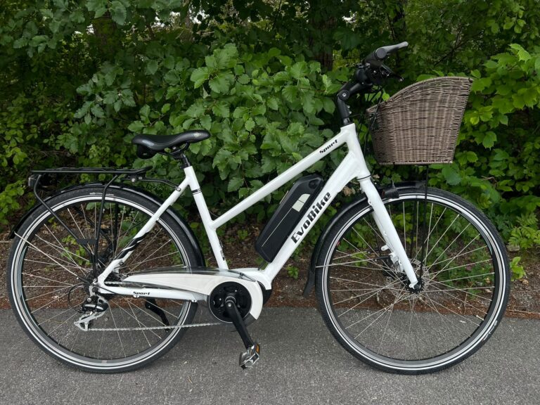 EvoBike Sport vit korg