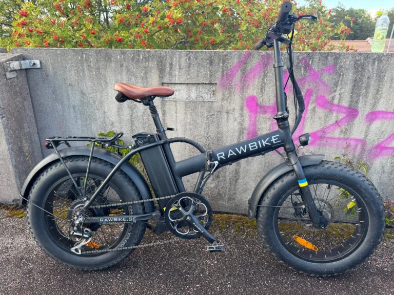 Rawbike svart brun sadel