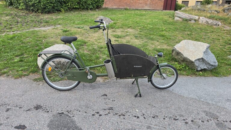 Lådcykel grön