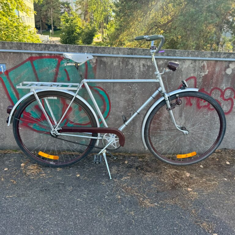 Militärcykel silver